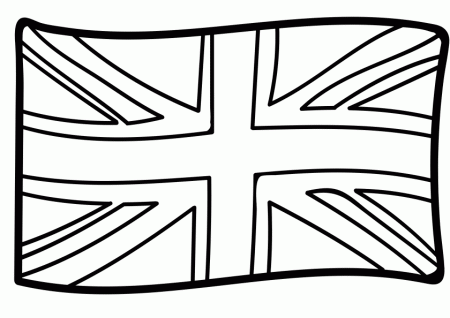 Free Printable British Flag Colouring Pages - In The Playroom