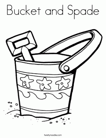 Free Bucket Coloring Page, Download Free Bucket Coloring Page png images,  Free ClipArts on Clipart Library