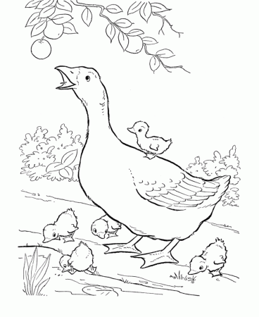 Goose Coloring Pages Alphabet | Alphabet Coloring pages of ...