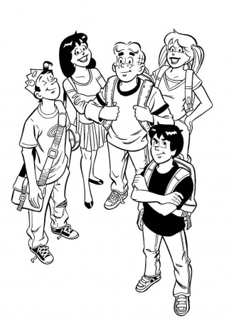 Riverdale 6 Coloring Page - Free Printable Coloring Pages for Kids