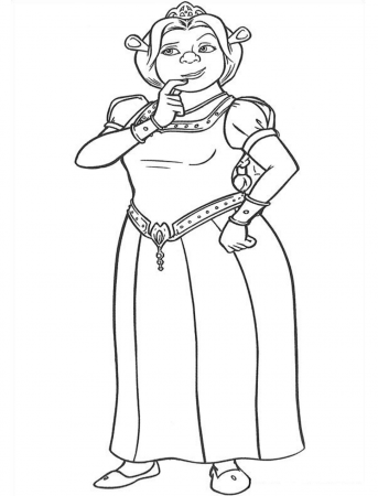 Princess Fiona Coloring Pages - Free Printable Coloring Pages for Kids