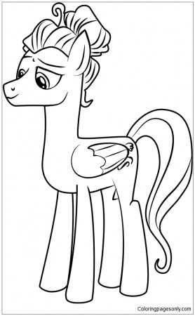 Zephyr Breeze from My Little Pony Coloring Pages - Cartoons Coloring Pages  - Coloring Pages For Kids And Adults