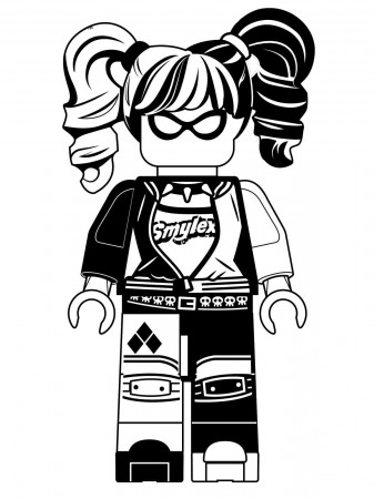 Kids-n-fun.com | Coloring page Lego Batman Movie harley quinn