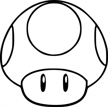 Mario Mushroom coloring page - free printable coloring pages on coloori.com