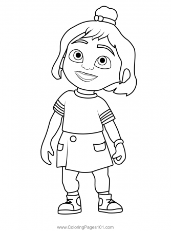 Lucy Cocomelon Coloring Page for Kids - Free CoComelon Printable Coloring  Pages Online for Kids - ColoringPages101.com | Coloring Pages for Kids