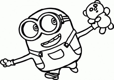 Minion Doll Coloring Pages Bob | K5 Worksheets | Minion coloring pages, Minions  coloring pages, Coloring pages