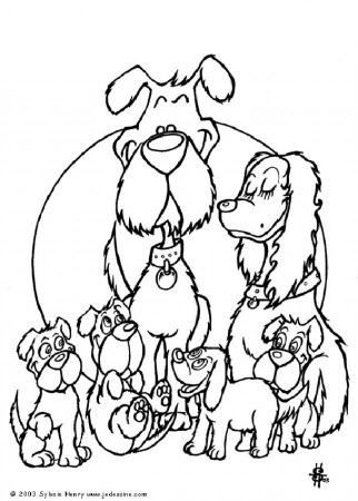 Fox terrier family coloring pages - Hellokids.com | Animal coloring pages,  Puppy coloring pages, Dog drawing for kids