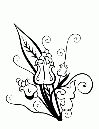 Hawaiian Flower Coloring Page - ClipArt Best