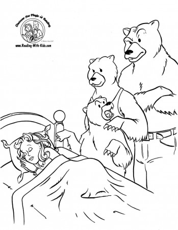 Three Little Bears Coloring Sheets | Coloring Page