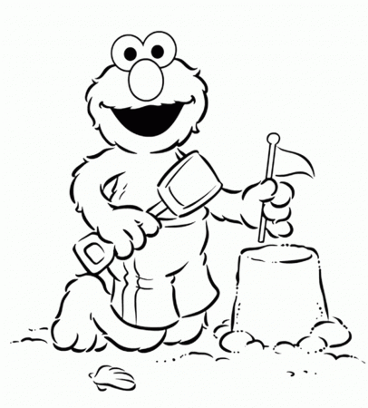 Related Elmo Coloring Pages item-13352, Elmo Coloring Pages Elmo ...