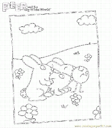peep Colouring Pages (page 2)
