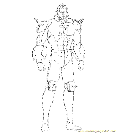 Coloring Pages Ultimate Muscle001 (5) (Cartoons > Others) - free 