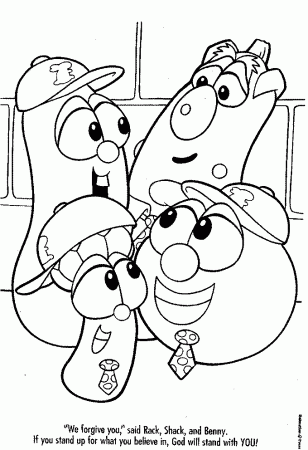 Free Veggie Tales Coloring Pages - Free Printable Coloring Pages 
