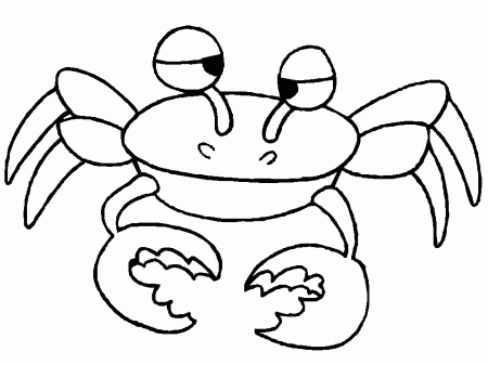 Crab Coloring Pages and Printables | Animal Coloring Pages