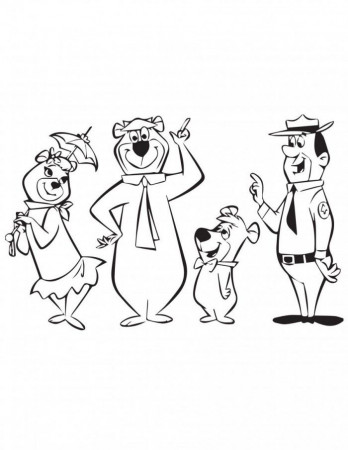 Yogi Bear Movie Coloring Pages | 99coloring.com