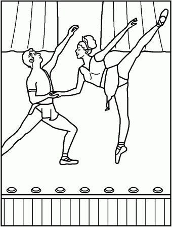 FREE Printable Ballet Coloring Pages - great for kids, teachers 