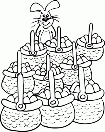 Easter Baskets Coloring Pages 513 | Free Printable Coloring Pages
