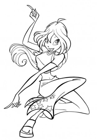 Free Printable Winx Club Coloring Pages For Kids | Free Coloring Pages