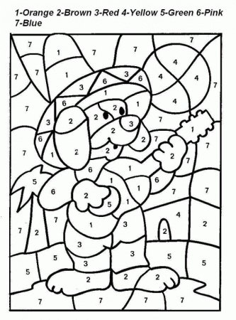 Number Coloring Pages For Kids Coloring Pages For Adults 173422 