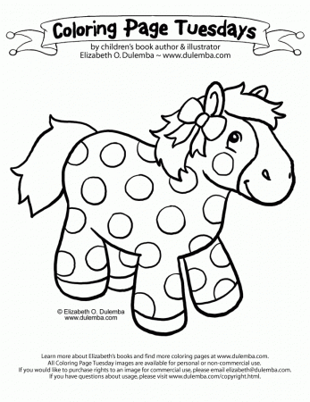 Amazing Coloring Pages: Little pony printable coloring pages