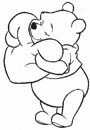 Latest Disney Pooh Valentine Coloring Pages Coloring Pages Sheets 
