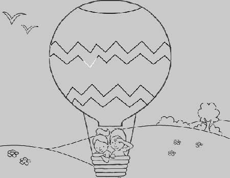 hot air balloons Colouring Pages (page 3)