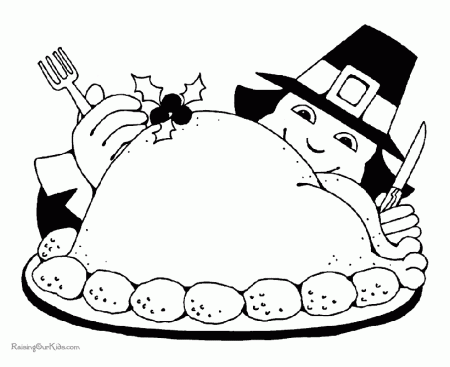 Thanksgiving Placemat Coloring Printable Coloring Kids Table 