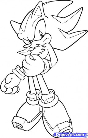 draw super shadow Colouring Pages