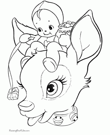002-reindeer-coloring.gif (670×820) | Coloring Pages