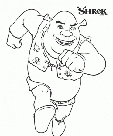 sherk donkey Colouring Pages (page 3)