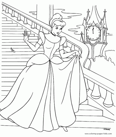 Cinderella Coloring Pages To Print 697 | Free Printable Coloring Pages