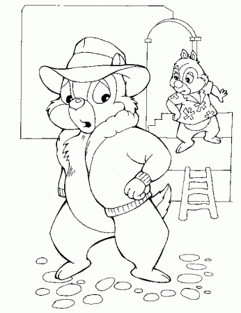 Chip-and-dale-coloring-pages-4 | Free Coloring Page Site