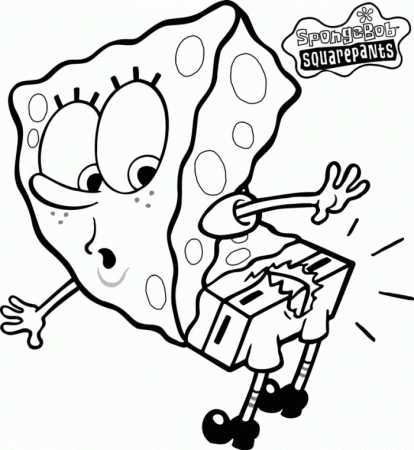Garry on Spongebob Coloring Page | Kids Coloring Page