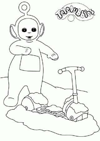 Coloring Page - Teletubbies coloring pages 4