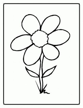 Flower Color Sheets | Flowers Coloring Pages | Kids Coloring Pages 