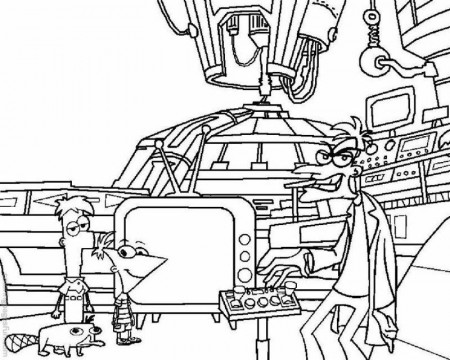 Phineas and Ferb | Free Printable Coloring Pages 