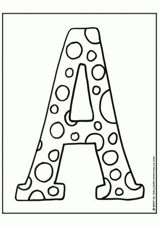 Letters-coloring-pages-8 | Free Coloring Page Site