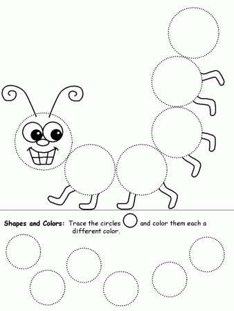 Learning Shapes: Circle Worksheets and Coloring Pages