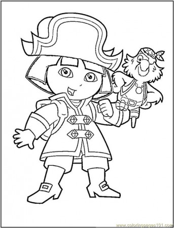 Pirate Coloring Page L