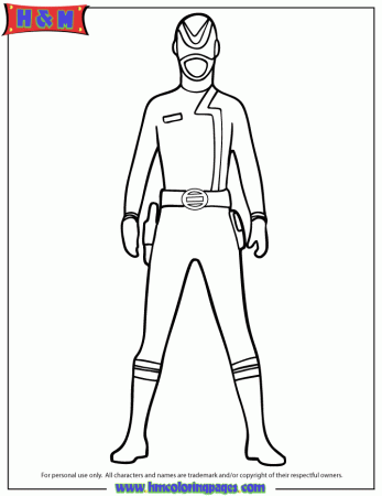 Free Printable Power Rangers Coloring Pages | H & M Coloring Pages