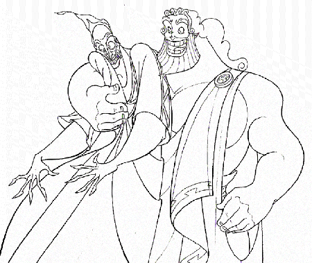 Hercules Coloring Pages | 101ColoringPages.