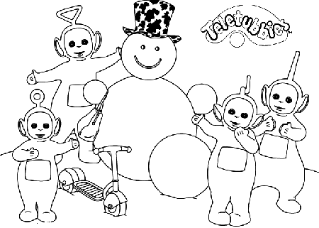 Coloring Page - Teletubbies coloring pages 0