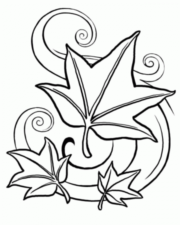 Coloring Pages Of Fall Leaves Fall Coloring Pages For Kids 145065 