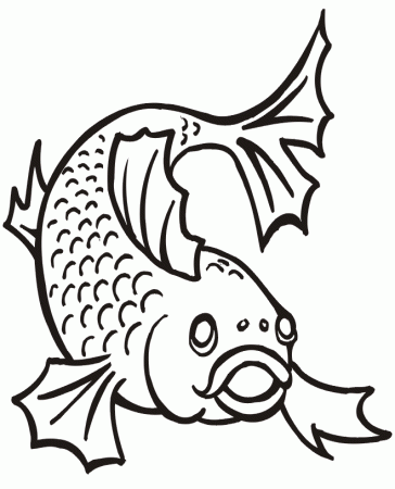 Fish Coloring Picture