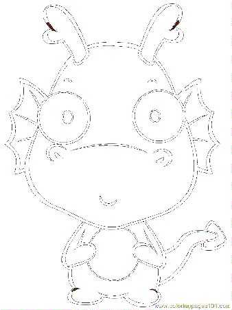 Coloring Pages Dragon Cartoon 32 (Cartoons > Dragon Ball Z) - free 