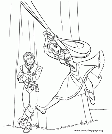 Tangled Coloring Pages To Print 155 | Free Printable Coloring Pages