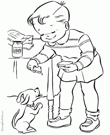 Pin Cute Puppy Coloring Pages 2 Dogs Pelautscom