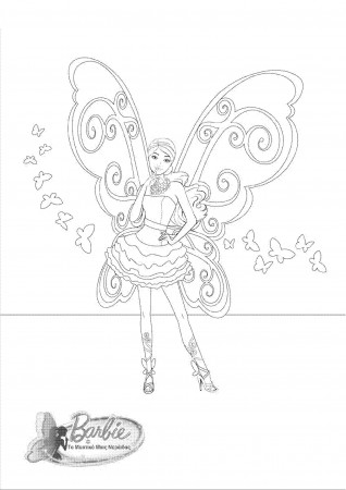 Barbie A Fairy secret- coloring page - Barbie Movies Photo (18650276) -  Fanpop