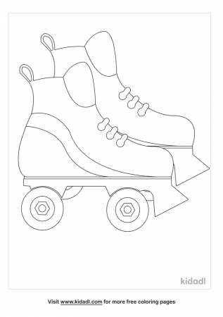 Roller Skate Coloring Pages | Free Fashion-and-beauty Coloring Pages |  Kidadl