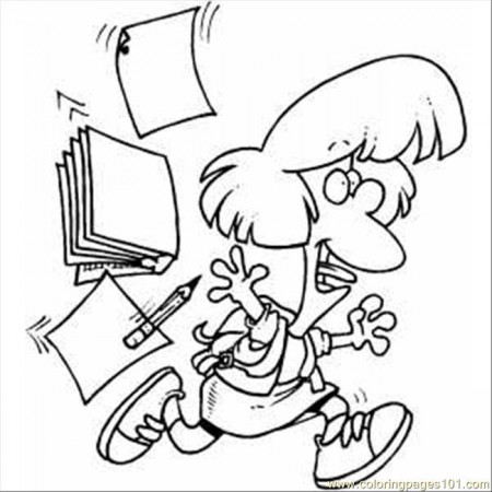 School Out Coloring Page for Kids - Free School Printable Coloring Pages  Online for Kids - ColoringPages101.com | Coloring Pages for Kids